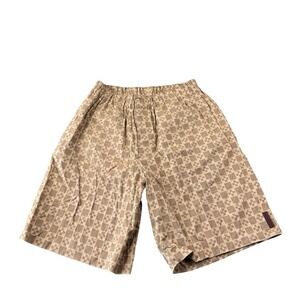 Sandro Brown Geometric AOP Stretch Waistband Mens Shorts Size Small SHPBE00107